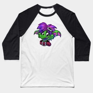 Cinda the Dragon Smile Baseball T-Shirt